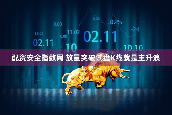 配资安全指数网 放量突破试盘K线就是主升浪